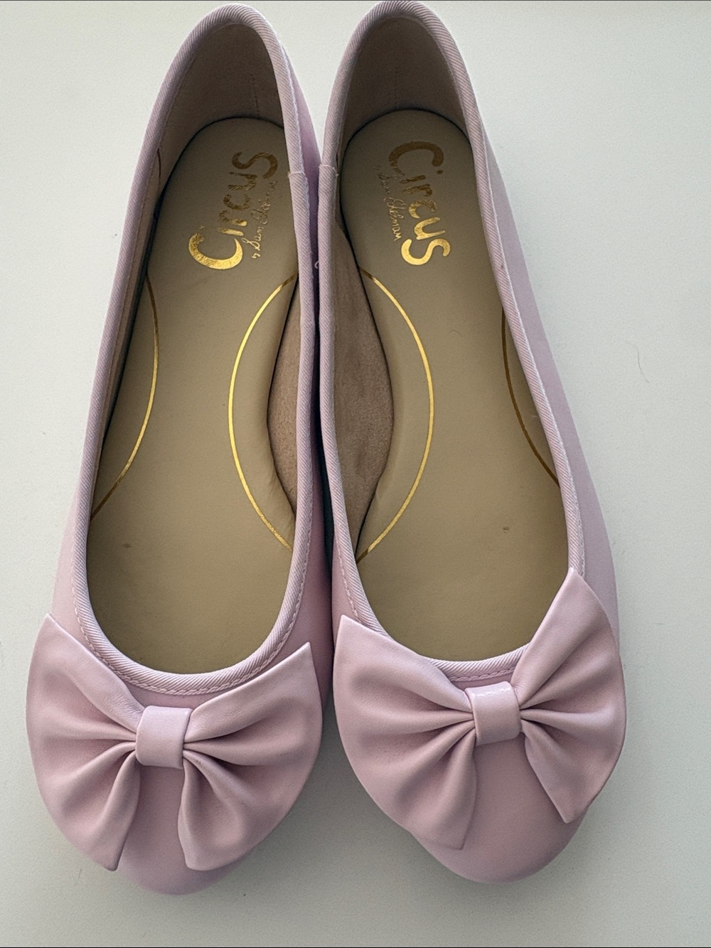 Circus by Sam Edelman Light Pink Bow Ballet Flats